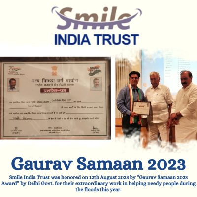 Smile India Trust with Gaurav Samaan 2023.