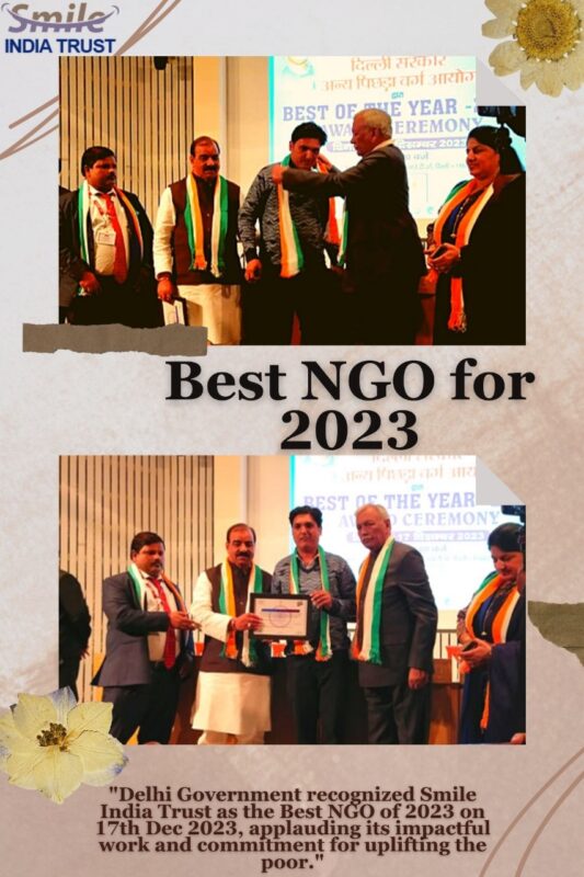 SIT is the recipient of a prestigious award for Best NGO of the Year