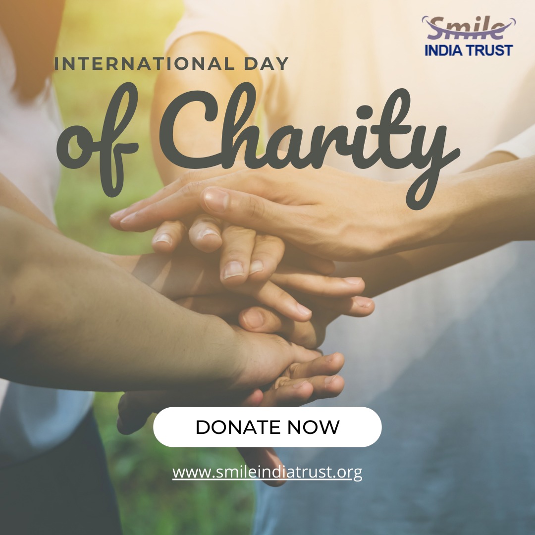 Join Smile India Trust on the International Day of Charity - Smile ...
